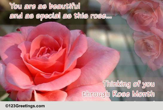 Thinking Of U On Rose Month...