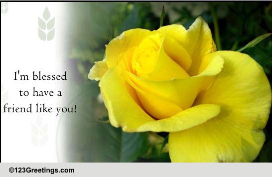 Rose For A Friend On Rose Month. Free Rose Month eCards, Greeting Cards ...