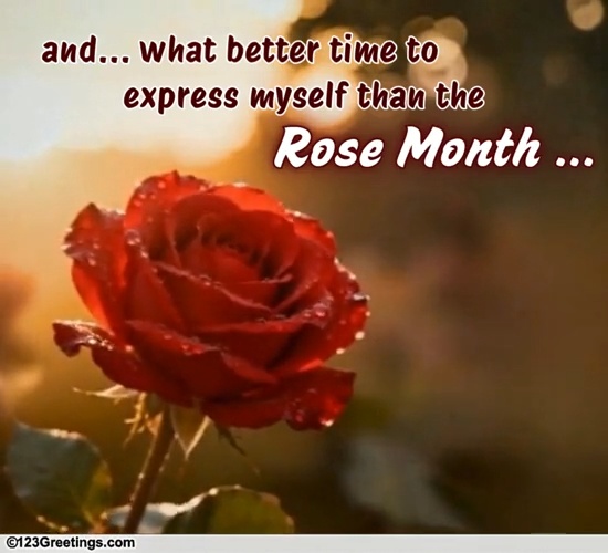 Rose Month Wishes For Someone Special