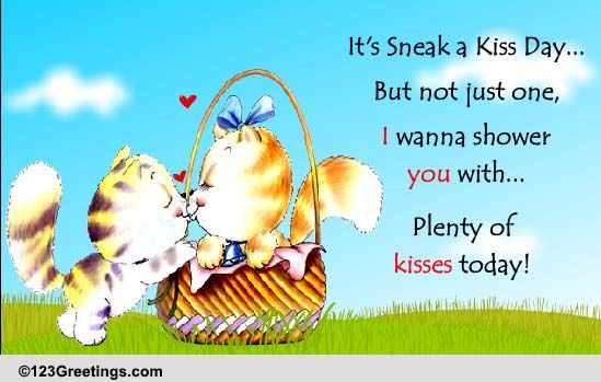 Share Playful Love And Kisses!