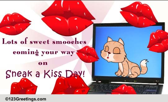 Sweet Kisses On Sneak A Kiss Day!