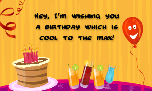 Cool Birthday Wish...