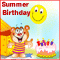 Summer Birthday Wishes And Hugs.