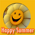 Smiley And Happy Summer Wishes.