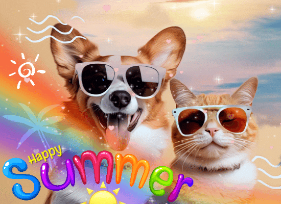 A Cute Happy Summer Ecard For You.