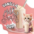 Frosty Vanilla Milkshake Day