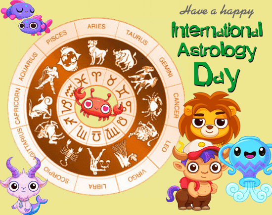 International Astrology Day Greetings.