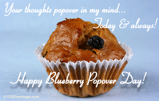 Happy Blueberry Popover Day!