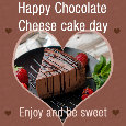 Happy Chocolate Cheese Cake Day