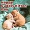 Warm Cuddly Kitten Day Wishes