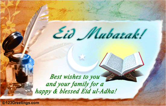 Best Wishes To You On Eid...