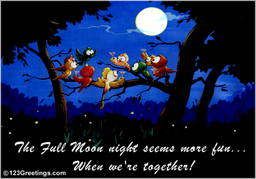 Together On Full Moon Night...