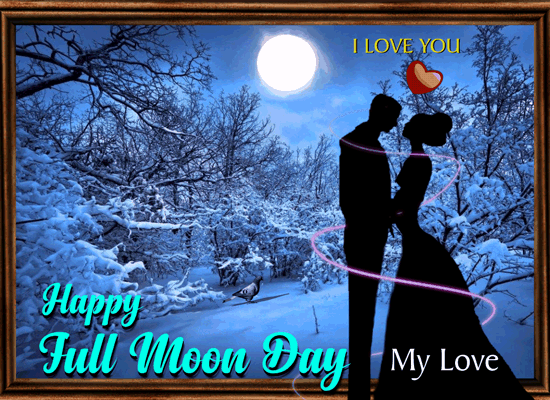 A Lovely Card For You On Full Moon Day.