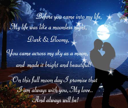 My Promise On Full Moon Day! Free Full Moon Day eCards, Greeting Cards ...