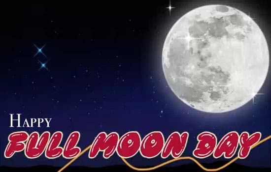 Let Us Enjoy The Full Moon. Free Full Moon Day eCards, Greeting Cards ...