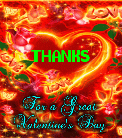 A Valentine Thank You Card.