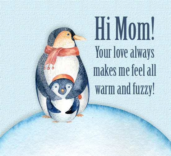 Hi Mom Cute Penguins.