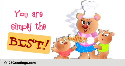 Wish Mom A Cheerful Hi!