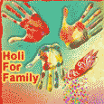 Happy Holi Wishes For Family.