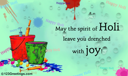 Joyful Holi Wishes.