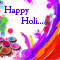 Colourful Holi.