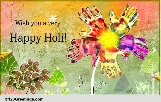 Send Bright Holi Wishes!