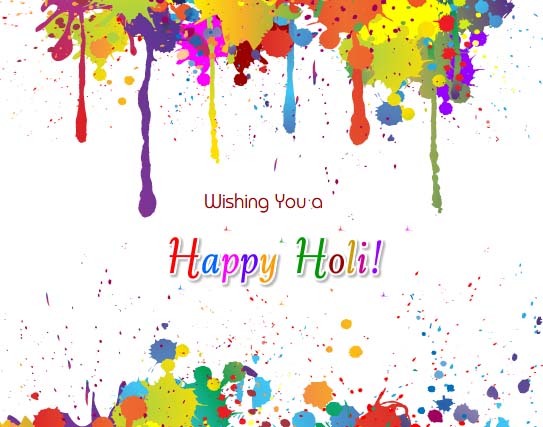 Wish You Bright & Colorful Happy Holi! Free Happy Holi eCards | 123 ...