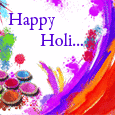 Colourful Holi.