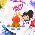 Holi Card.