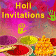Colorful Holi Invite.