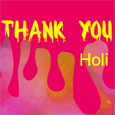 Say Thank You On Holi.