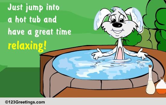 Fun Wish On Hot Tub Day.