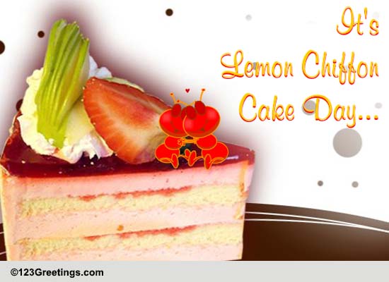 Send Lemon Chiffon Cake Wishes!