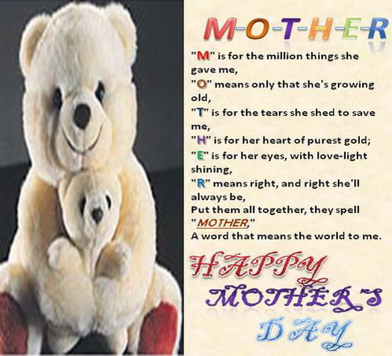 Mother’s Day Greetings...