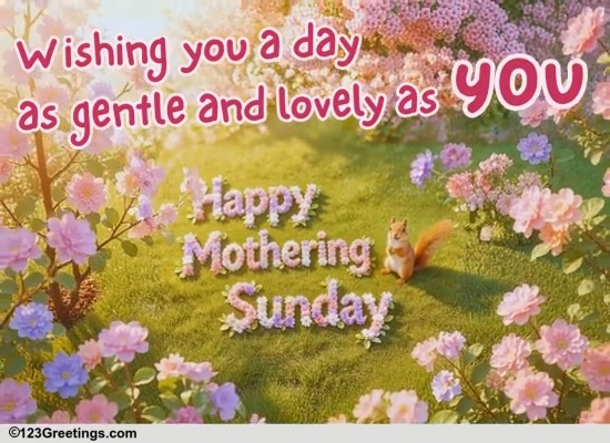 Sweet Wishes For Mothering Sunday