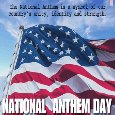 National Anthem Day Message For You.