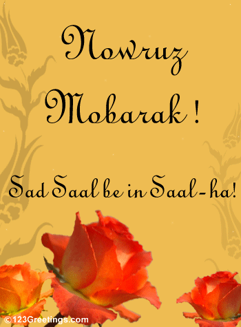 Nowruz Mobarak...