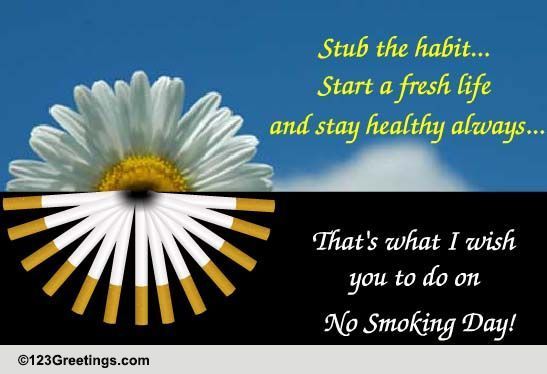 Share A No Smoking Day Message..