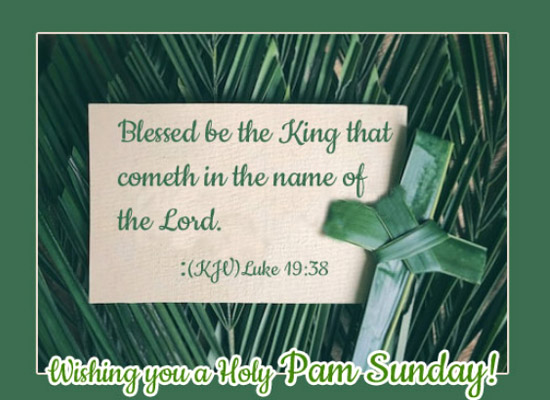 Holy Palm Sunday Wishes!