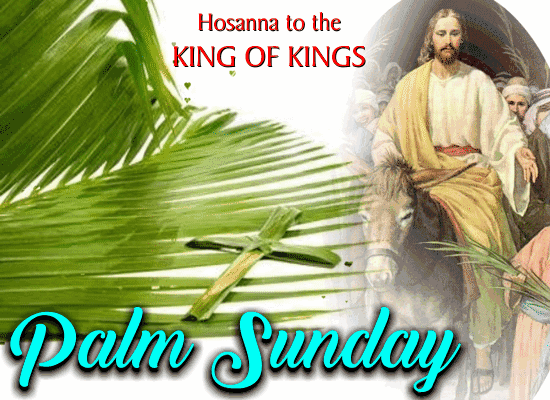 A Palm Sunday Card Just For You.