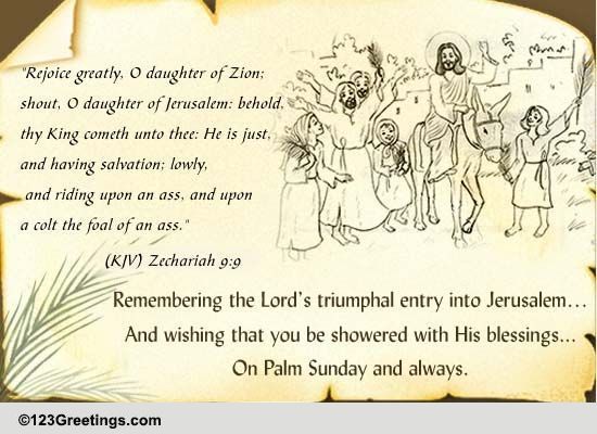 A Holy Wish On Palm Sunday... Free Palm Sunday eCards ... A Holy Wish On Palm Sunday... Free Palm Sunday eCards ...