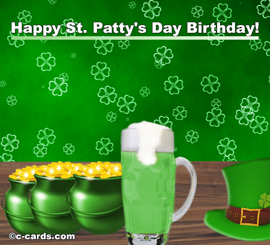 St. Patty’s Day Birthday.