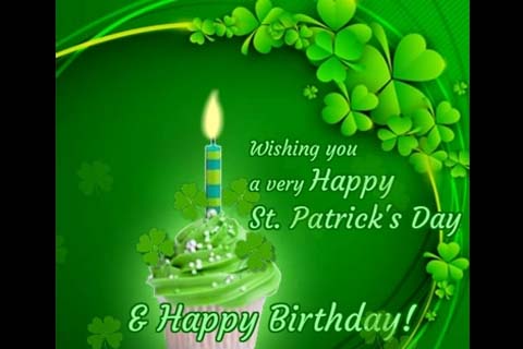 St. Patrick's Day Birthday Cards, Free St. Patrick's Day Birthday