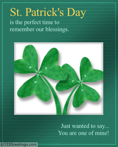 A Cardinals Blessing And Holliday Greeting For St. Patrick's Day