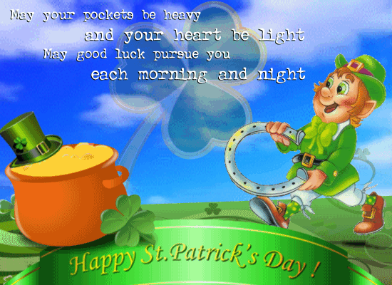 St. Patrick’s Day Card For You.