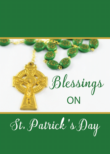 St. Patrick’s Day Rosary And Cross.