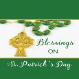 St. Patrick’s Day Rosary And Cross.