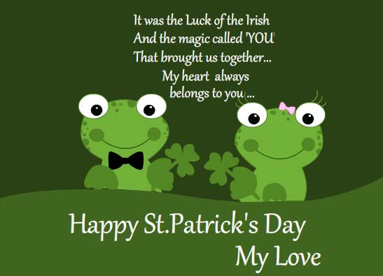 Happy St. Patrick’s Day My Sweetheart. Free Love eCards | 123 Greetings