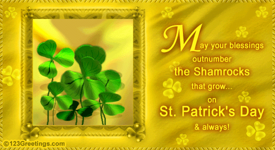 A Cardinals Blessing And Holliday Greeting For St. Patrick's Day