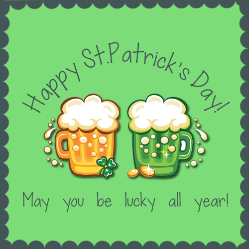 May You Be Lucky All Year! Free Luck O' the Irish eCards, Greeting ...